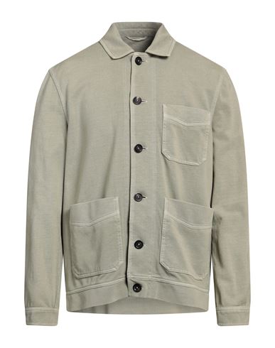 Circolo 1901 Man Shirt Sage Green Size Xl Cotton