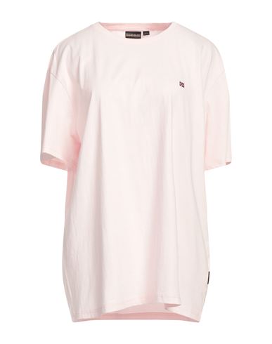 Napapijri Man T-shirt Pink Size 3xl Cotton