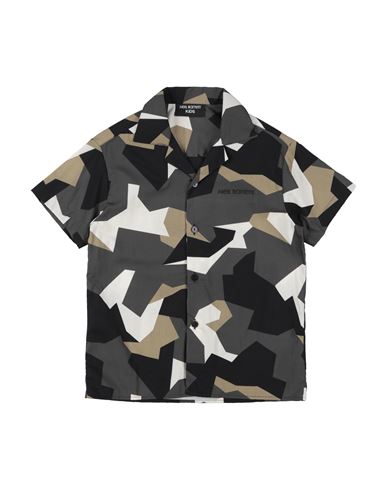 Neil Barrett Toddler Boy Shirt Lead Size 6 Cotton In Grey
