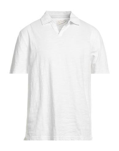 Bl'ker Man Polo Shirt White Size Xl Cotton
