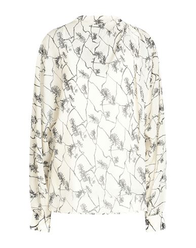 Manila Grace Woman Top Ivory Size 6 Polyester, Elastane In White