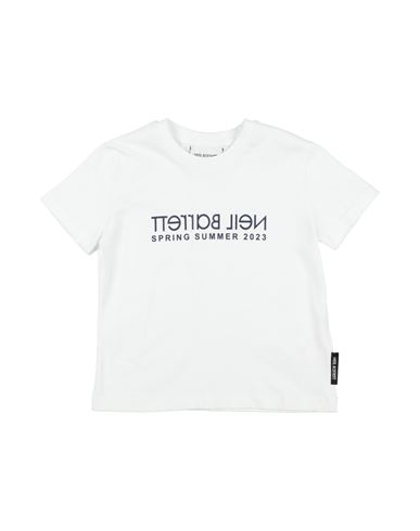Shop Neil Barrett Toddler Boy T-shirt White Size 4 Cotton