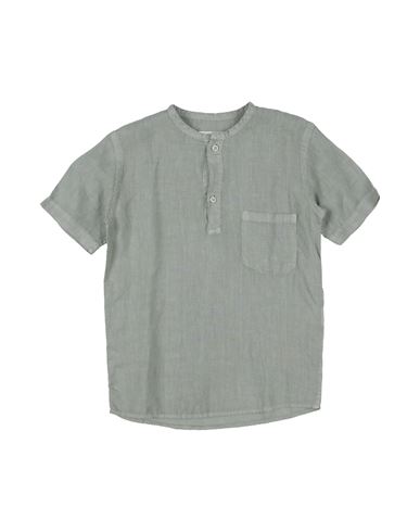 Costumein Toddler Boy Shirt Sage Green Size 6 Linen In Gray