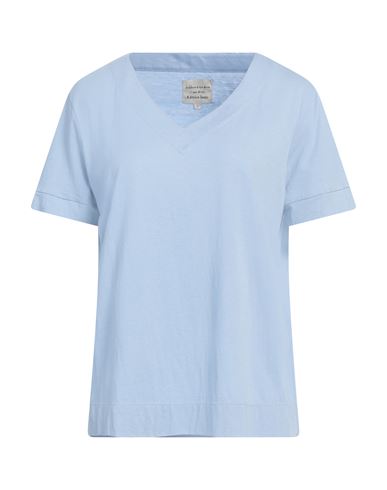 Alessia Santi Woman T-shirt Sky Blue Size 2 Cotton, Modal