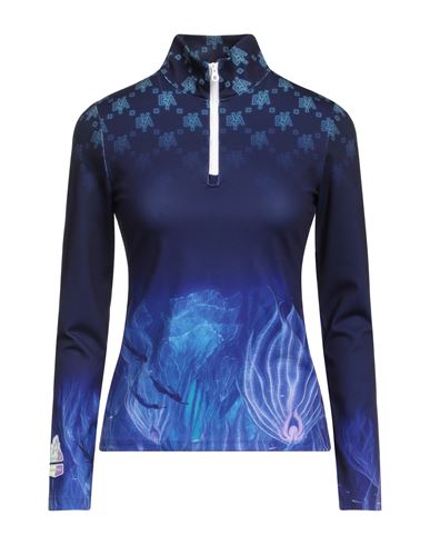 Duvetica Woman T-shirt Navy Blue Size S Polyester, Polyurethane