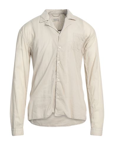 Mastricamiciai Man Shirt Sage Green Size L Cotton, Elastane
