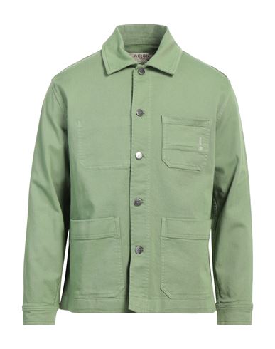 Reign Man Shirt Green Size M Cotton, Elastane