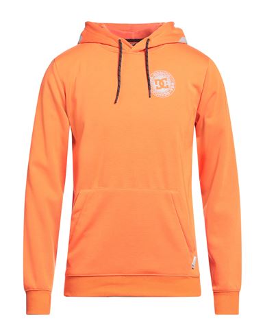 Dc Shoes Man Sweatshirt Orange Size M Polyester