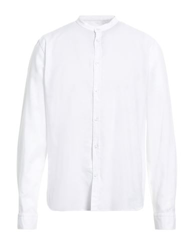 Shop Manuel Ritz Man Shirt White Size 17 ½ Linen, Cotton