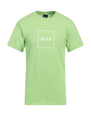Shop Huf Man T-shirt Acid Green Size M Cotton