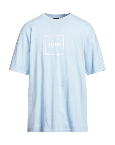 Shop Huf Man T-shirt Sky Blue Size Xl Cotton