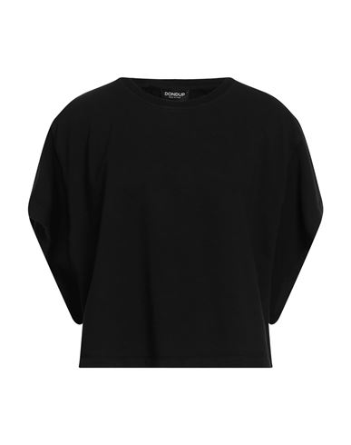 Dondup Woman T-shirt Black Size M Cotton