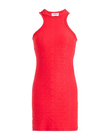 Dondup Woman Mini Dress Red Size L Polyamide, Elastane In Red
