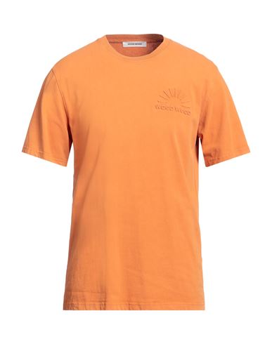 Wood Wood Man T-shirt Orange Size Xl Organic Cotton