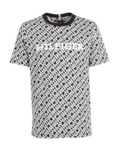 Tommy Hilfiger Man T-shirt Black Size Xl Cotton