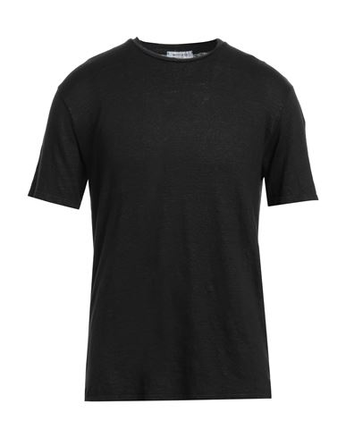 Wool & Co Man T-shirt Black Size L Linen, Elastane