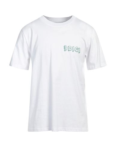 Shop 3dici Man T-shirt White Size 3xl Cotton