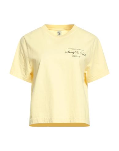 Sporty And Rich Sporty & Rich Woman T-shirt Yellow Size L Cotton