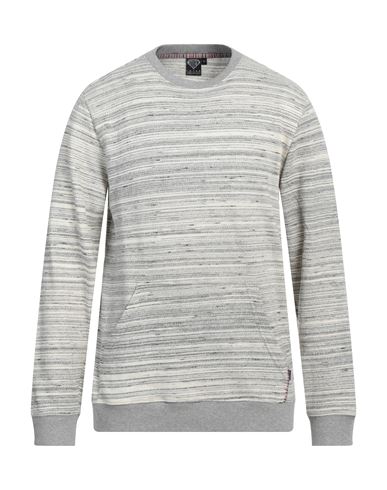 Iuter Man Sweatshirt Grey Size L Cotton, Polyester