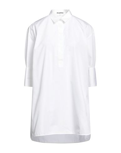 Jil Sander Woman Top White Size 6 Cotton