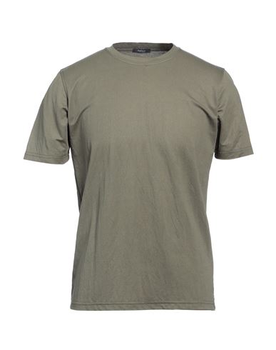 Shop Barbati Man T-shirt Military Green Size M Viscose, Polyamide