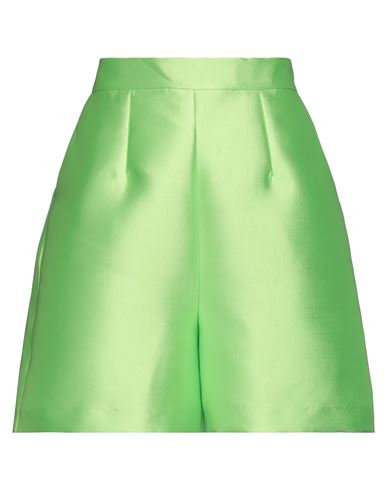 Tassos Mitropoulos Woman Shorts & Bermuda Shorts Acid Green Size S Pes - Polyethersulfone