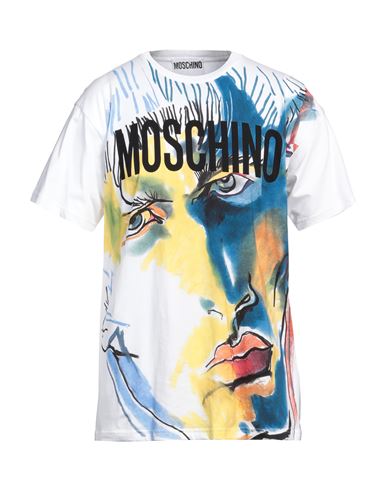 Moschino Man T-shirt White Size Xl Cotton