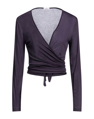 Shop Rossopuro Woman Top Purple Size 10 Modacrylic, Cashmere