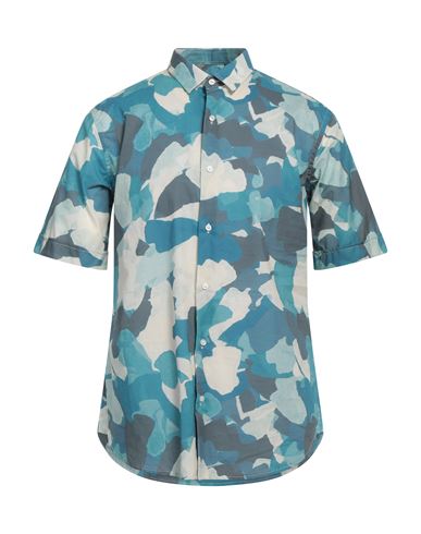 Shop Neill Katter Man Shirt Pastel Blue Size L Cotton
