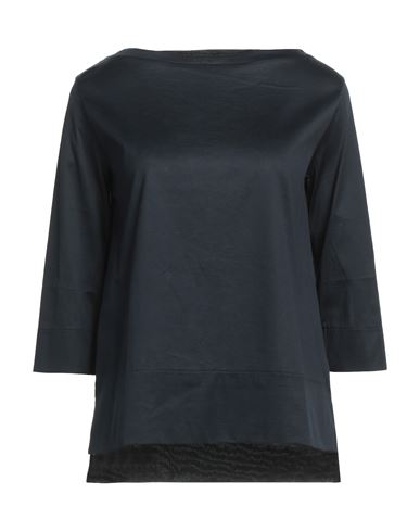 Shop Circolo 1901 Woman T-shirt Midnight Blue Size Xs Cotton