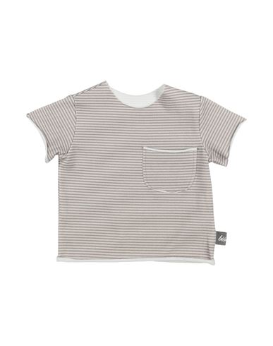 Shop Bisous Newborn Boy T-shirt Light Grey Size 3 Cotton, Elastane