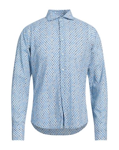 Panama Man Shirt Sky Blue Size Xl Cotton