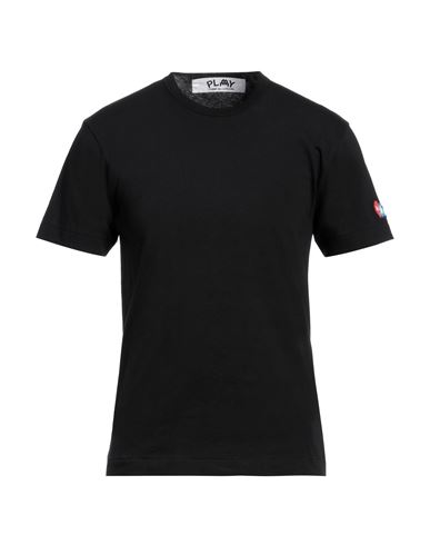 Comme Des Garçons Play Man T-shirt Black Size M Cotton
