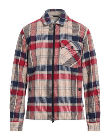 WOOLRICH WOOLRICH MAN SHIRT RED SIZE M WOOL, COTTON, POLYAMIDE, POLYESTER 
