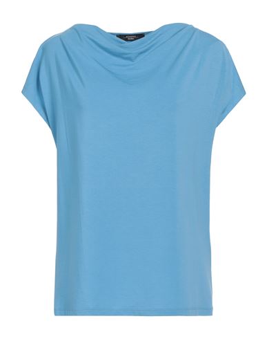 Weekend Max Mara Woman T-shirt Pastel Blue Size Xl Lyocell, Cotton, Elastane