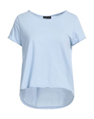 Shop Roberto Collina Woman T-shirt Sky Blue Size Xs Cotton