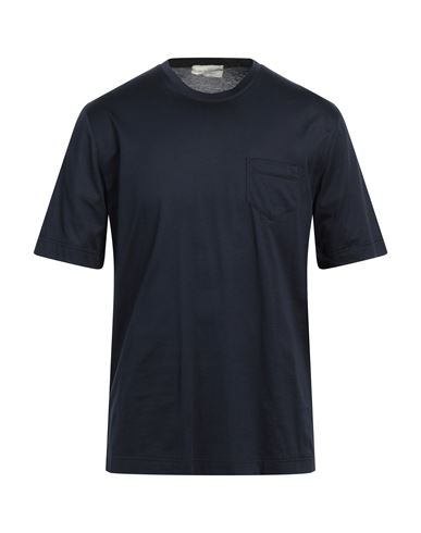 Filippo De Laurentiis Man T-shirt Midnight Blue Size 42 Cotton