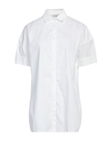 Gran Sasso Woman Shirt White Size 4 Cotton, Polyamide, Elastane