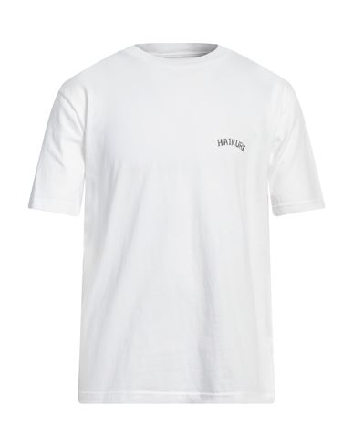 Haikure Man T-shirt White Size S Cotton