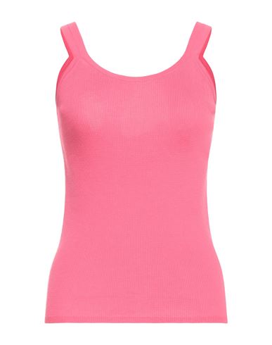 Sir-vice Woman Top Fuchsia Size 3 Cotton In Pink