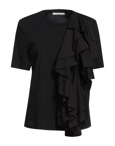 Souvenir Woman T-shirt Black Size M Cotton