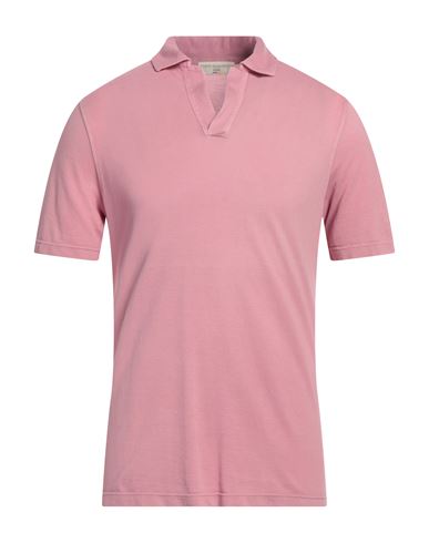 Filippo De Laurentiis Man Polo Shirt Pink Size 38 Cotton