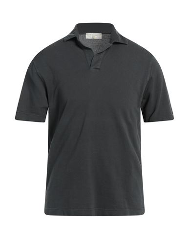 Filippo De Laurentiis Man Polo Shirt Steel Grey Size 40 Cotton