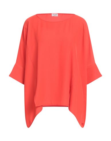 Rue Du Bac Woman Top Red Size 6 Polyester, Elastane