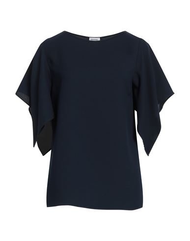 Rue Du Bac Woman Top Midnight Blue Size 4 Polyester