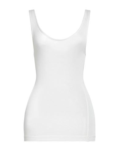 Heron Preston Woman Tank Top White Size L Viscose, Elastane In White