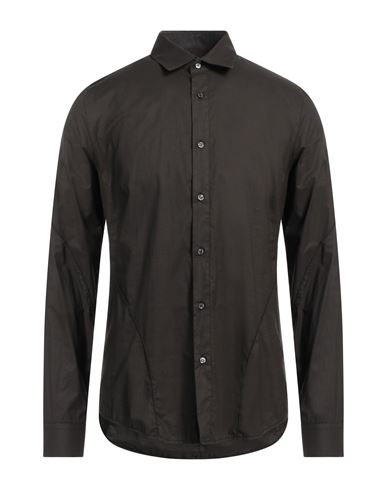 Dolce & Gabbana Man Shirt Steel Grey Size 15 ¾ Cotton, Polyester