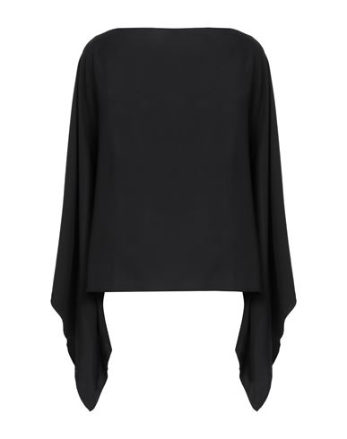 Rue Du Bac Woman Top Black Size 6 Polyester