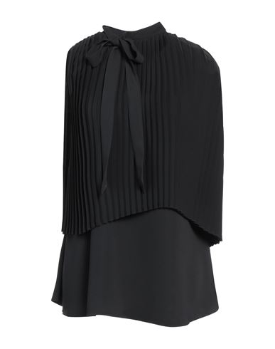 Mm6 Maison Margiela Woman Top Black Size 6 Polyester