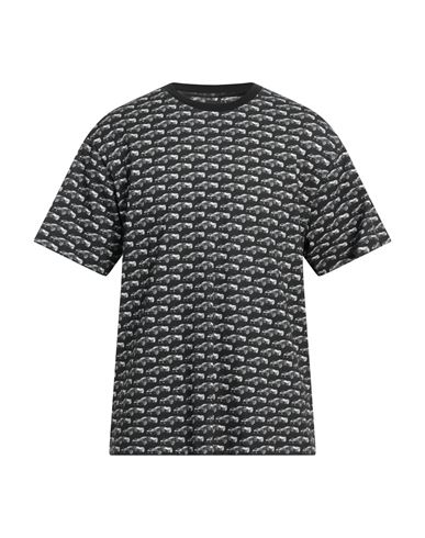 Ferrari Man T-shirt Black Size L Cotton, Elastane